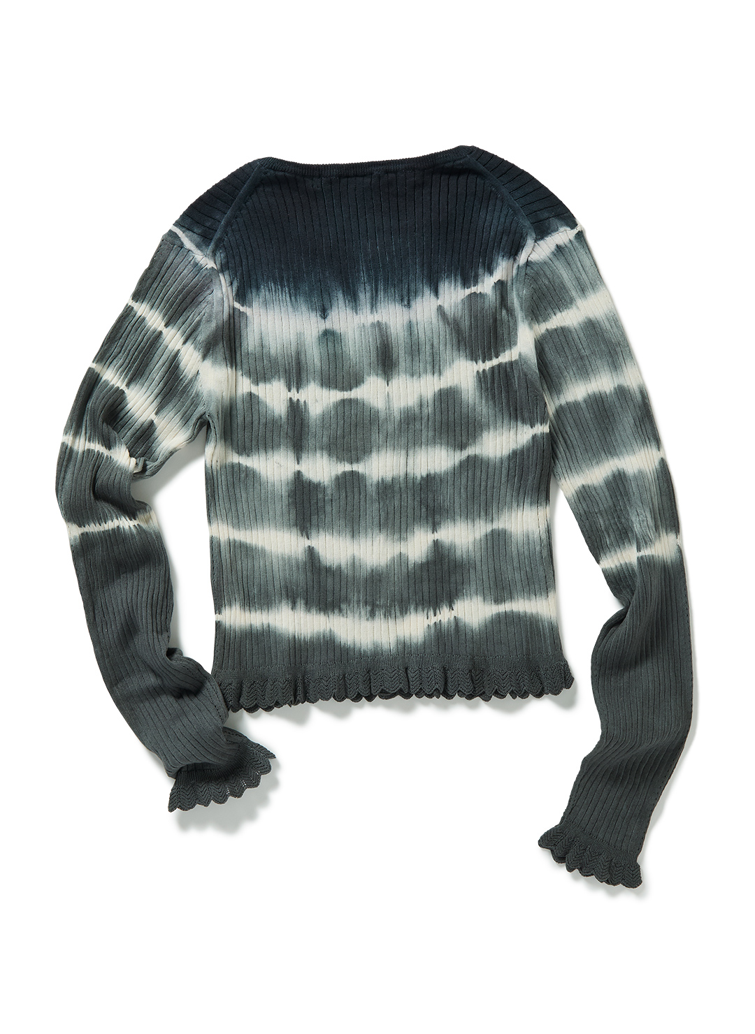 퍼버즈 PERVERZE Dip-dye Rib Knit Cardigan 가디건 25SS - 상세 이미지 4