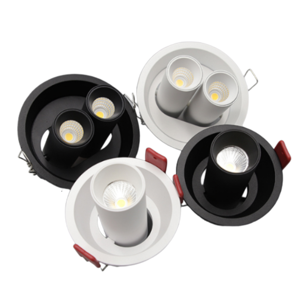 KS인증 LED COB 다운라이트 매립등 매입등 8W, 블랙/7.5CM(3인치) - 상품 이미지