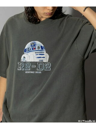 프릭스스토어 FREAK’S STORE 스타워즈 R2-D2 플로키 프린트 반팔 티셔츠 - 상세 이미지 2