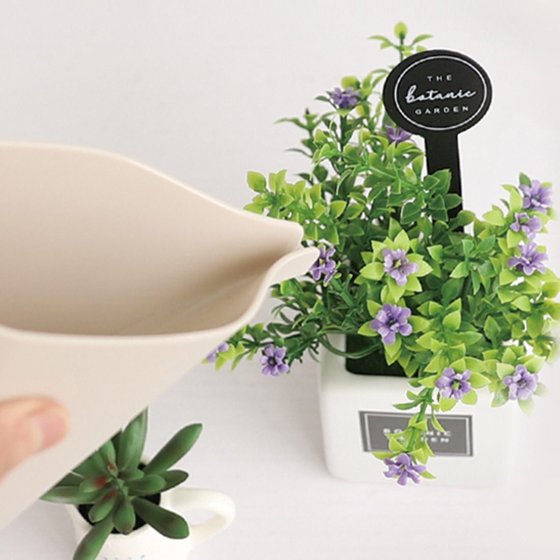 일본 미니 물조리개 화초 물조루 유아 어린이 화분물주기 물뿌리개 500ml - 상세 이미지 4