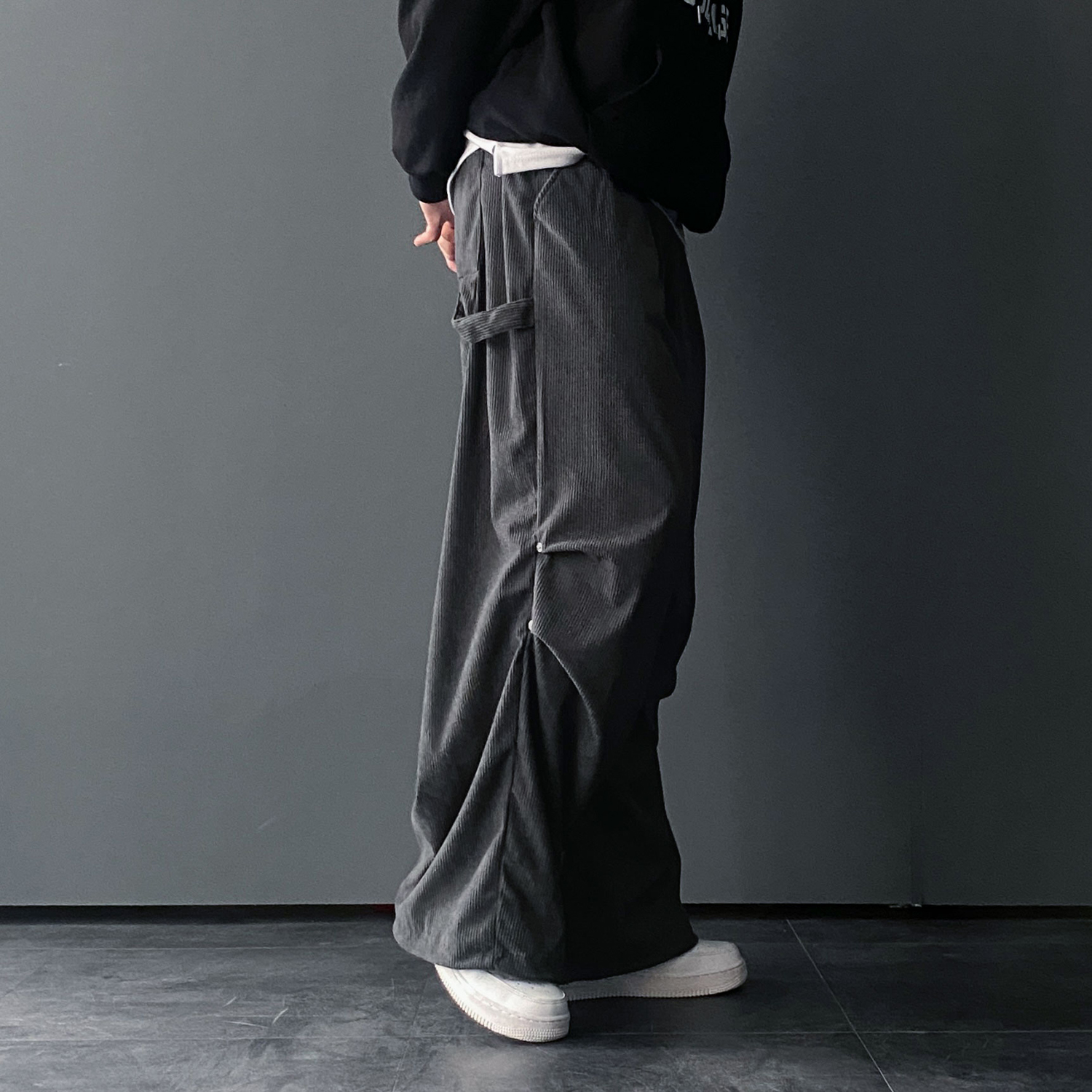 카펜터팬츠 남자와이드팬츠 벌룬팬츠 - 상세 이미지 5