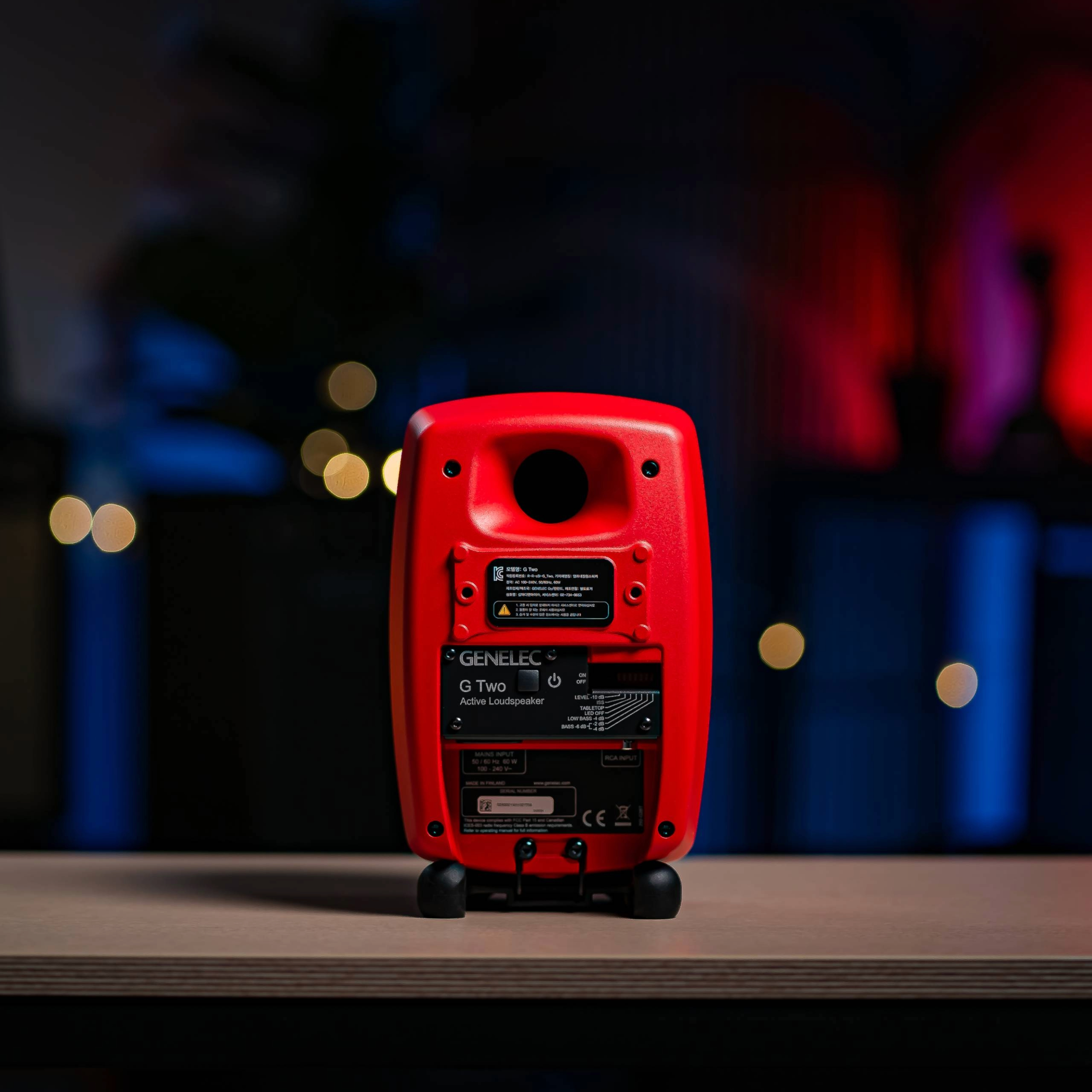 제네렉 G2 레드 리미티드 컬러 액티브 스피커 1조(2통) - 상세 이미지 4