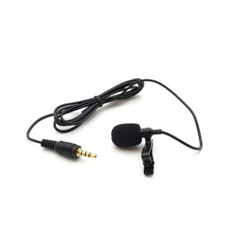 [LANstar] 외장 3.5mm 마이크 케이블 (클립형) Single (3극 젠더 포함) [20170] LS-MC1