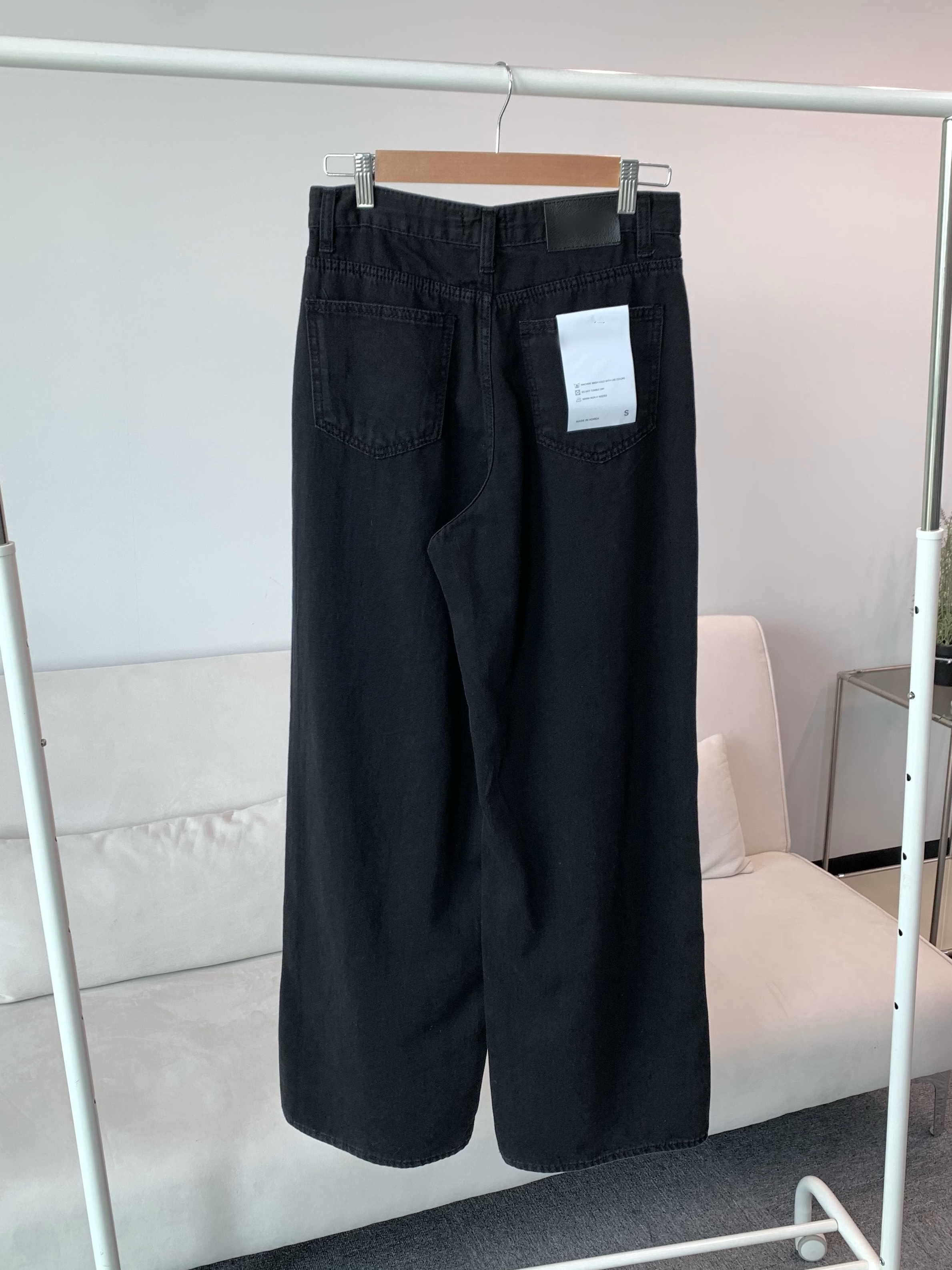 15 블랙 베이직 데님 팬츠 ( 1color ) 상세 이미지 28