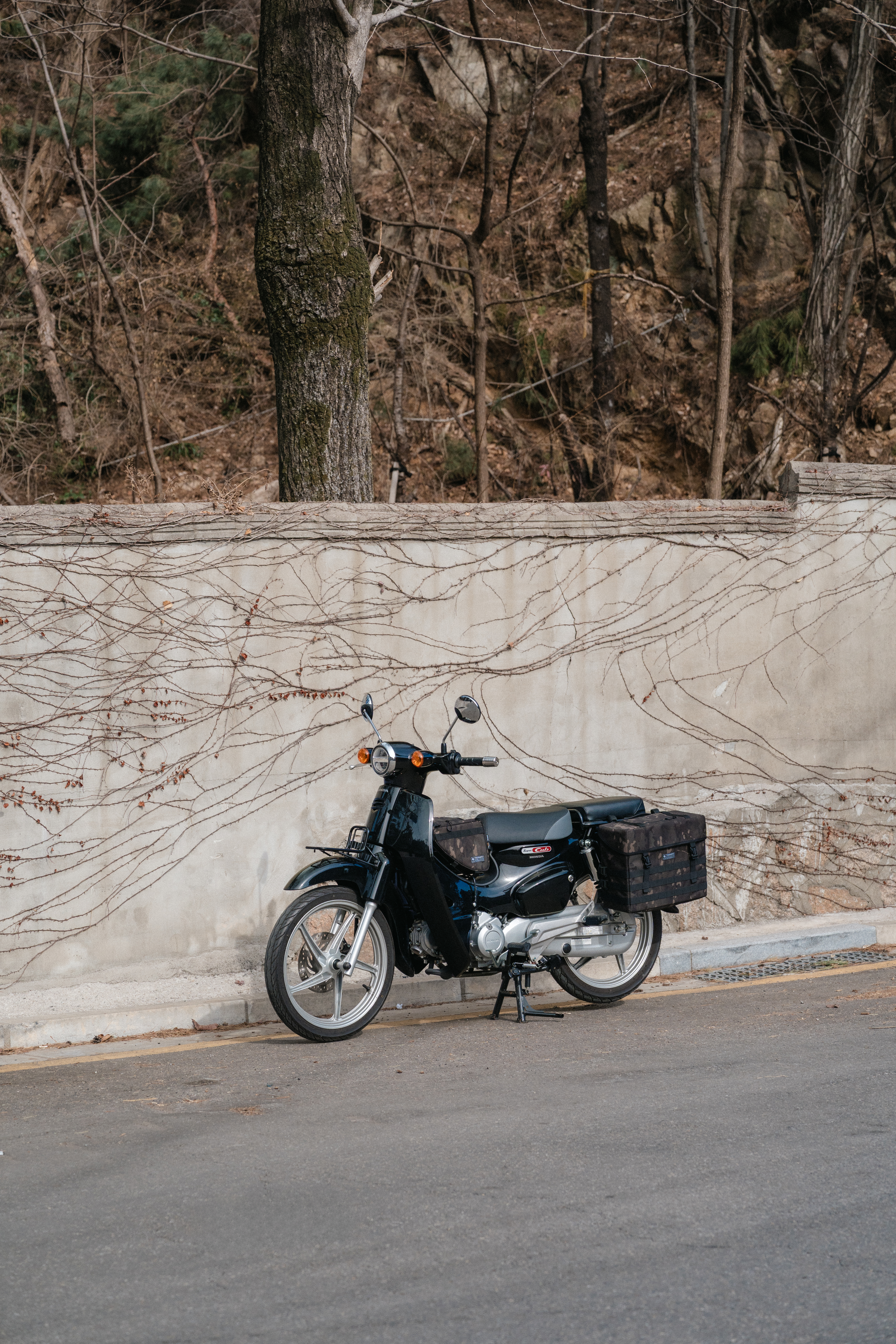 디얼스 모토 사이드백 CORDURA Moto Side Bag 슈퍼커브 사이드백 오토바이 바이크 가방 리어백 사이드박스 블랙멀티캠 상품 이미지