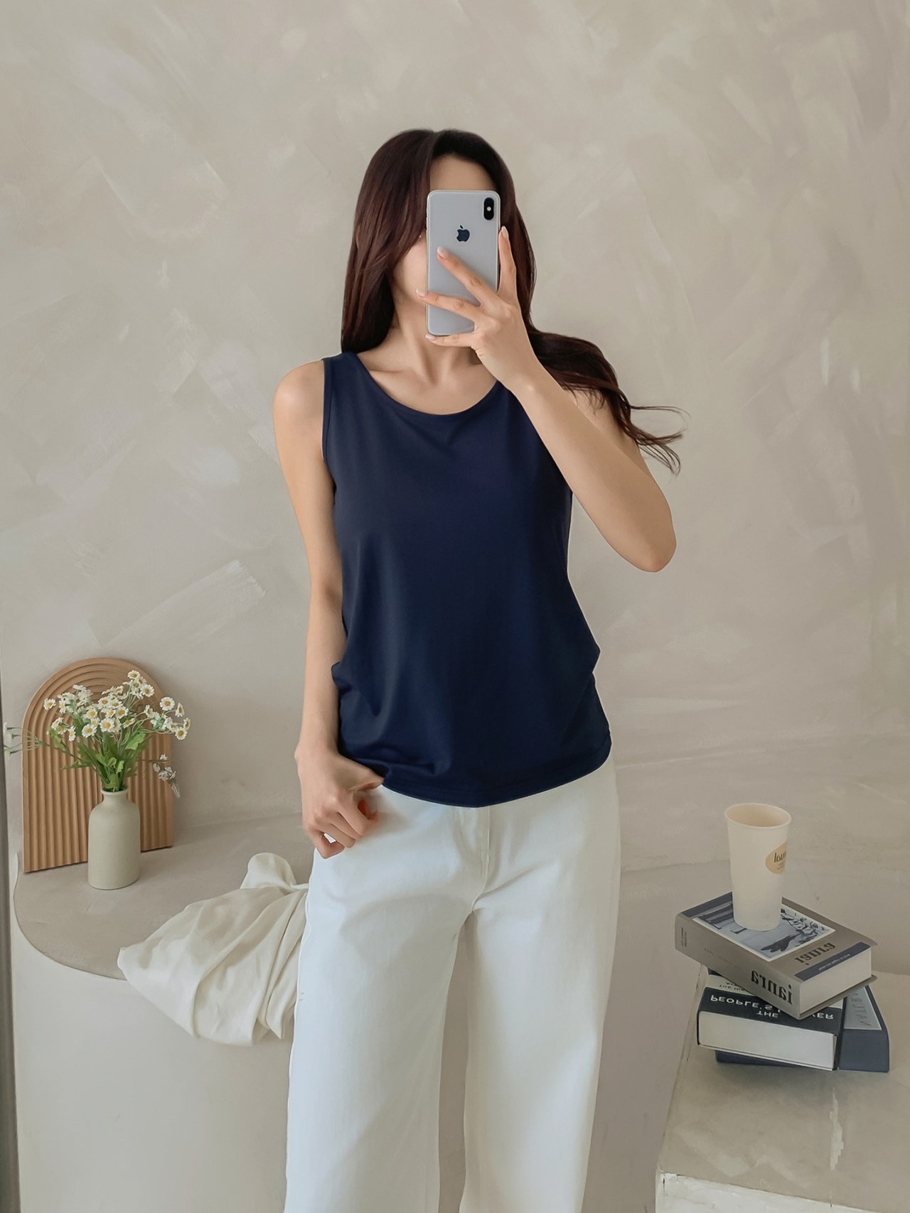 가온 기능성 여성 나시 이너 티 레이어드 탑 뷔스티에 여름 기본 티셔츠 이미지 2
