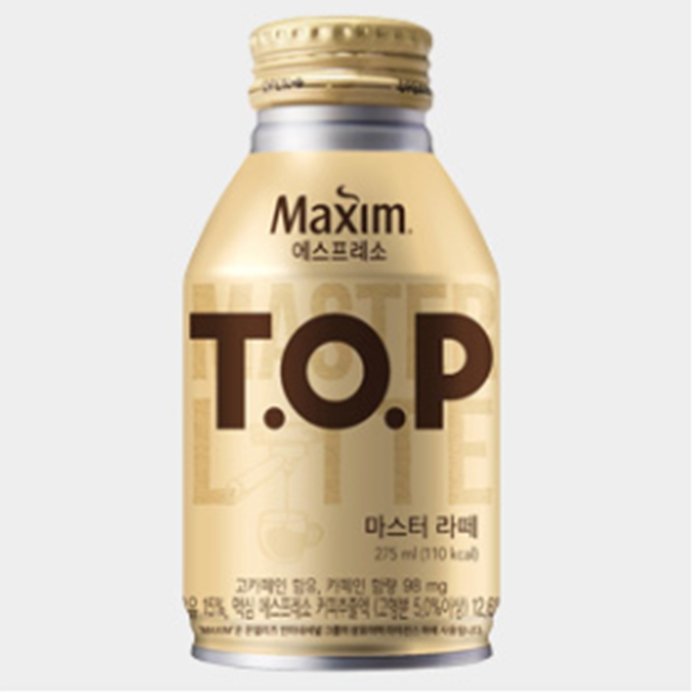 top라떼 커피캔 275ml x 24개입 사무실 캔음료 편의점커피 대용량 업소용 - 상품 이미지