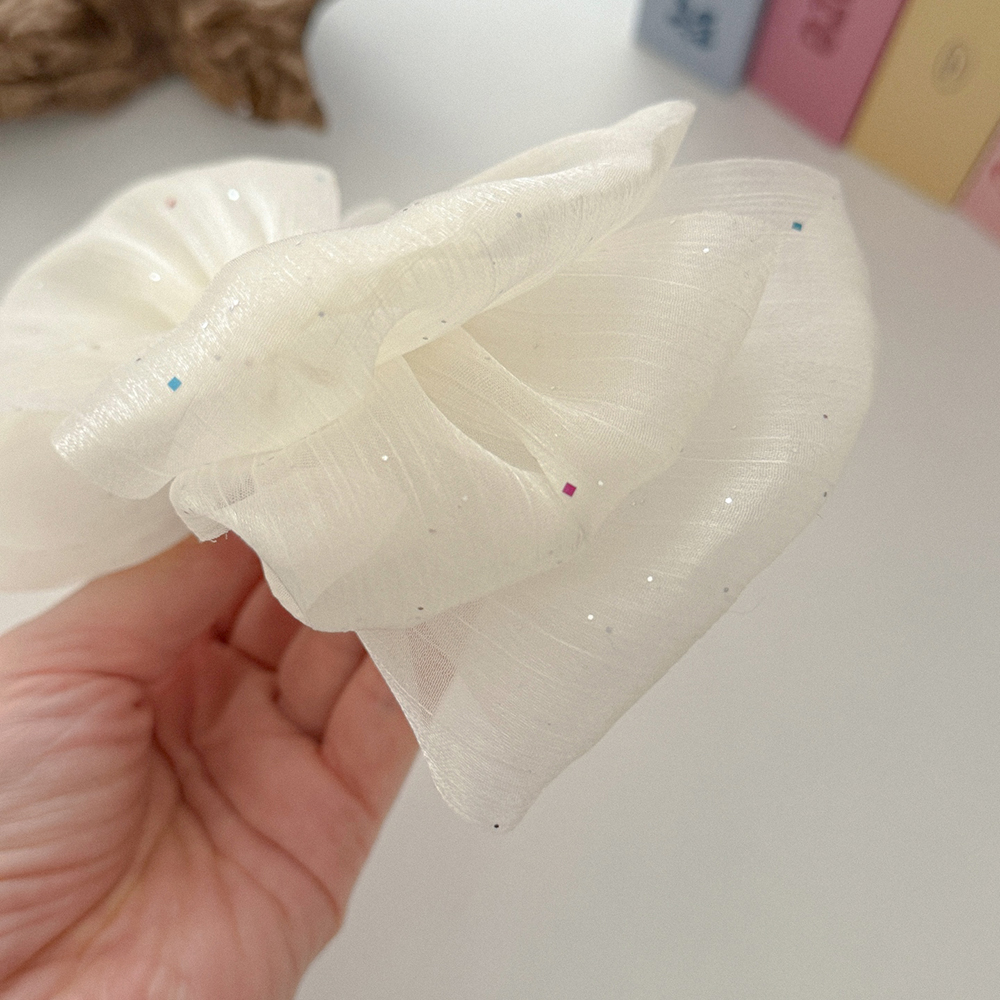 반짝이는새틴쉬폰리본핀 왕리본머리핀 볼륨핀 예쁜헤어핀 이미지 8
