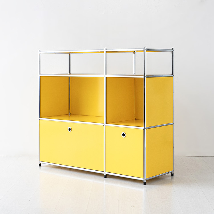 심플리 2x3 수납장 2문 BC617 1168mmx400mmx1020mm, 2단, 소프트옐로우 1981.2463 - 상세 이미지 2