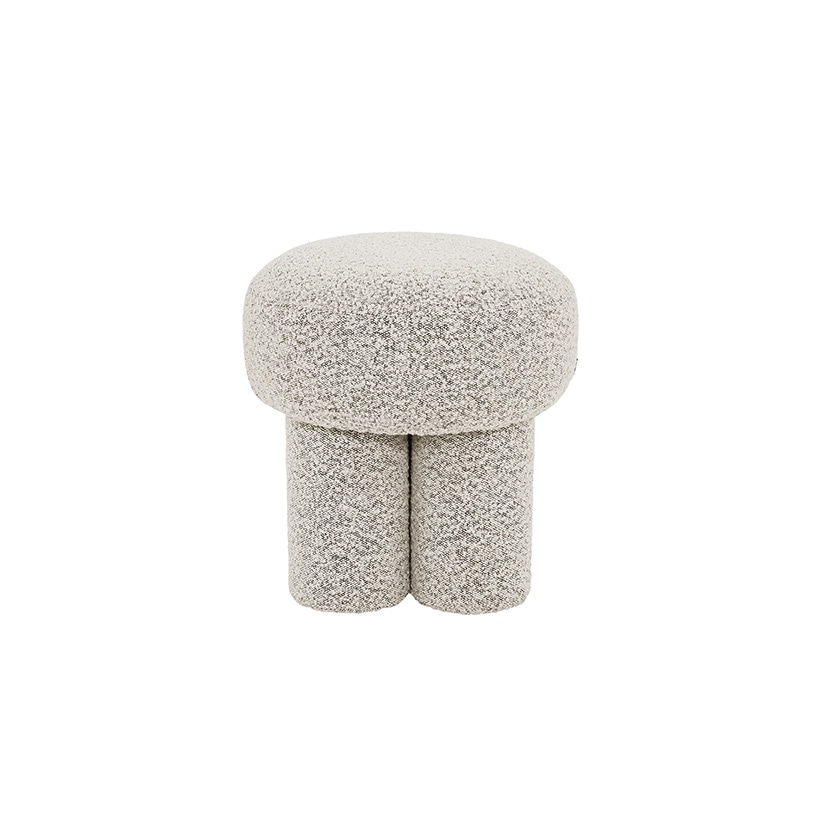 까사미아 로네 푸프스툴 소형_라이트그레이