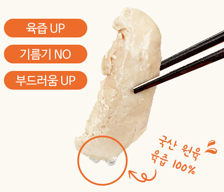 국내산 닭안심 그대로 고양이 닭가슴살 간식 닭고기, 30g, 30개 이미지 3