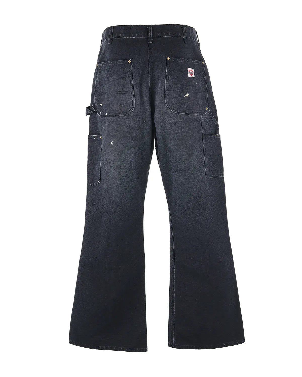 세인트미카엘 SAINTMICHAEL 더블 니 팬츠 블랙 25SS - 상세 이미지 2