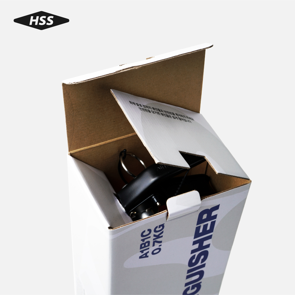 차량용소화기 HSS소방 가정용 자동차겸용 ABC분말소화기 스트랩거치대포함 H07