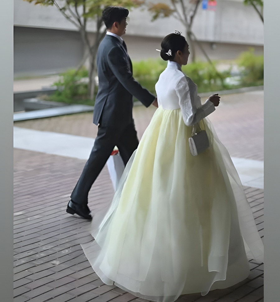 은가비한복 한복대여 빛나는여신 웨딩 결혼식 신부 하객 혼주 돌잔치 2부드레스 - 상품 이미지