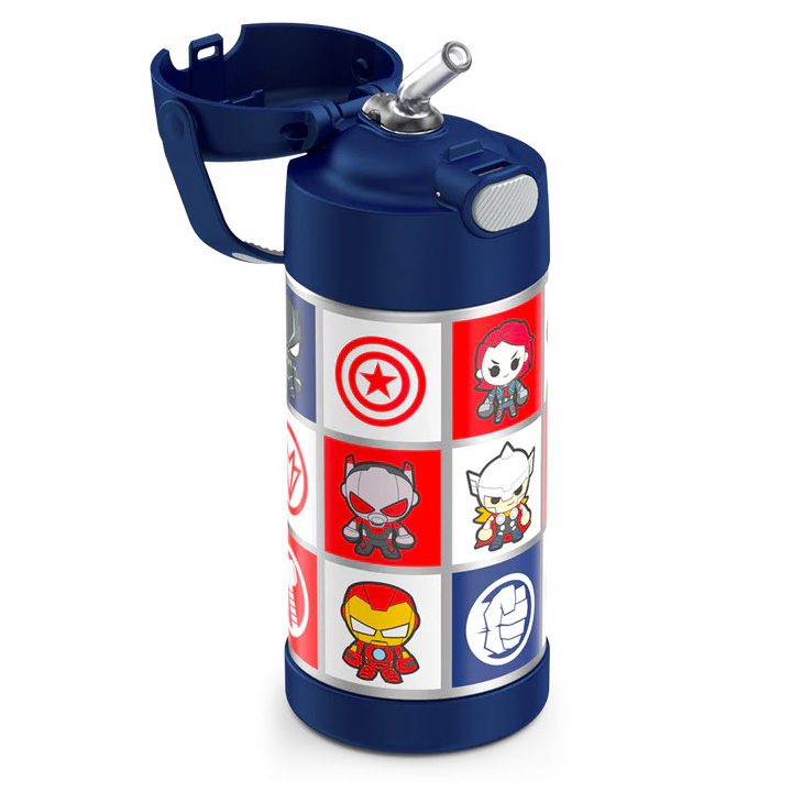푸고 써모스 빨대컵 펀테이너 어벤져스 355ml 보냉컵