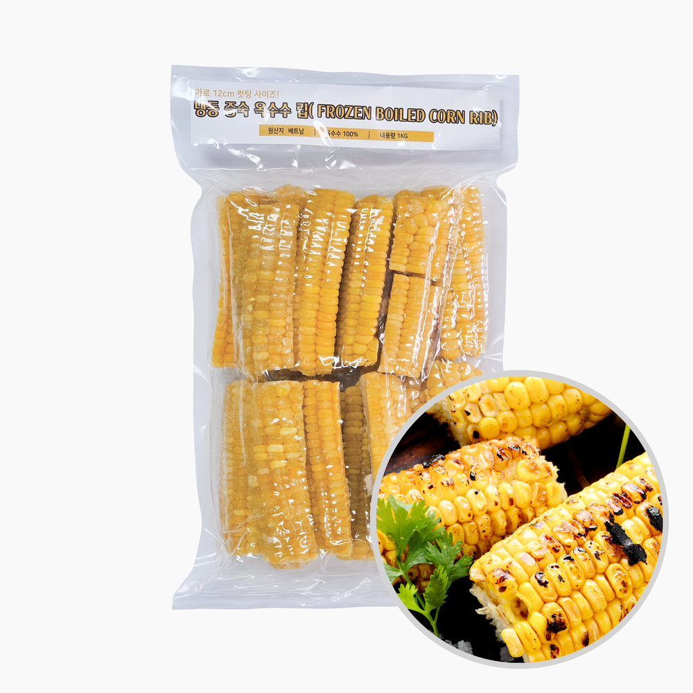 지엔씨 옥수수 슬라이스 콘립 세로형 1kg, 1개