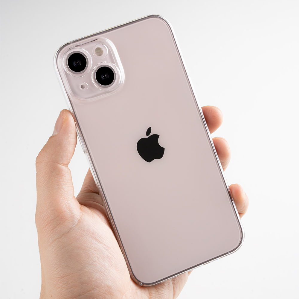 변색없는 아이폰 하드 슬림 케이스 투명, 아이폰13 미니