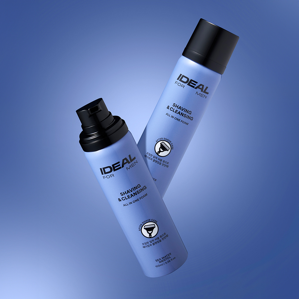 아이디얼포맨 쉐이빙 앤 올인원 클렌징 폼 100ml