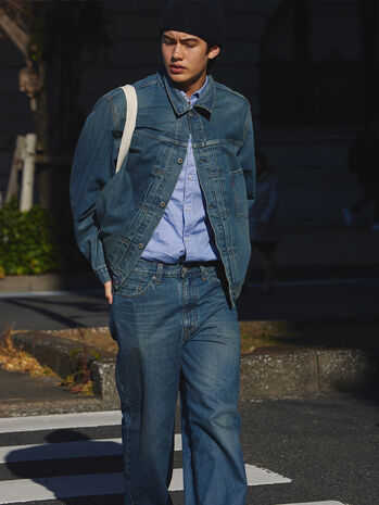 리바이스 재팬 리미티드 JAPAN LIMITED 578 배기 진 25SS 미디엄인디고 이미지 8