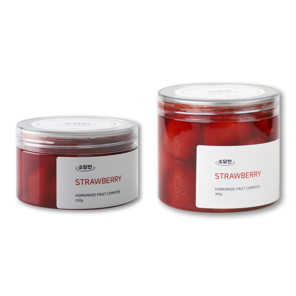 [소담한] 수제 과일 콩포트 딸기 애플망고 블루베리 파인애플 220g / 360g - 상세 이미지 2