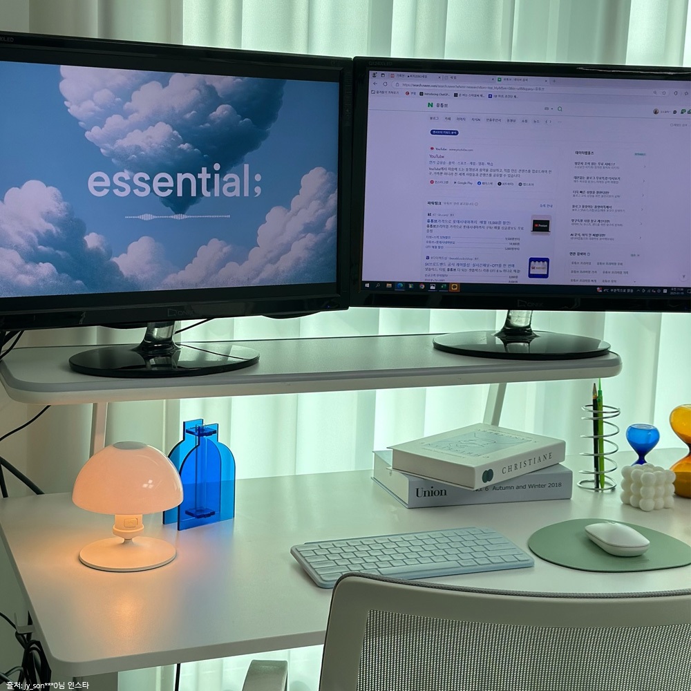 마운트뷰 스탠드 모니터암 커브드 고중량 와이드 모니터암 아이맥 거치대 무베사 브라켓 G9