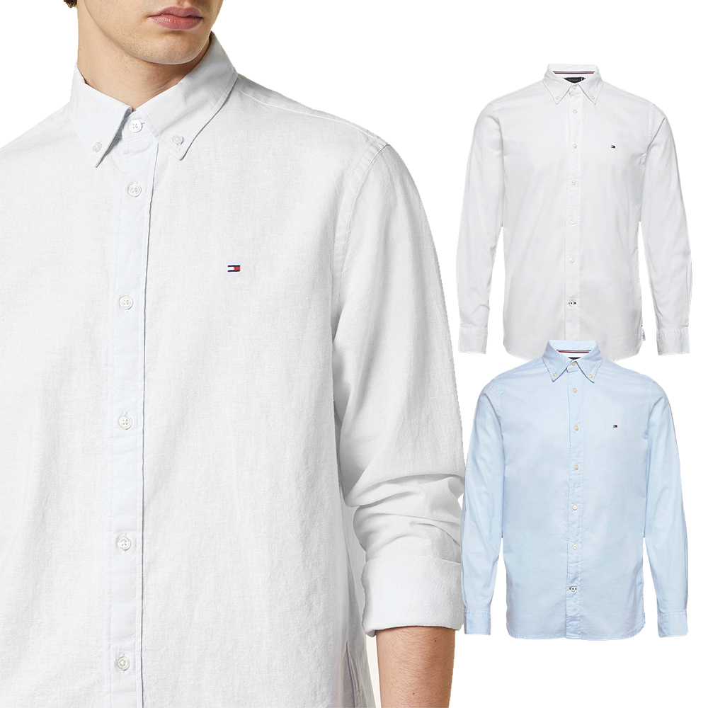 타미힐피거 남성 여성 옥스포드 셔츠 레귤러핏