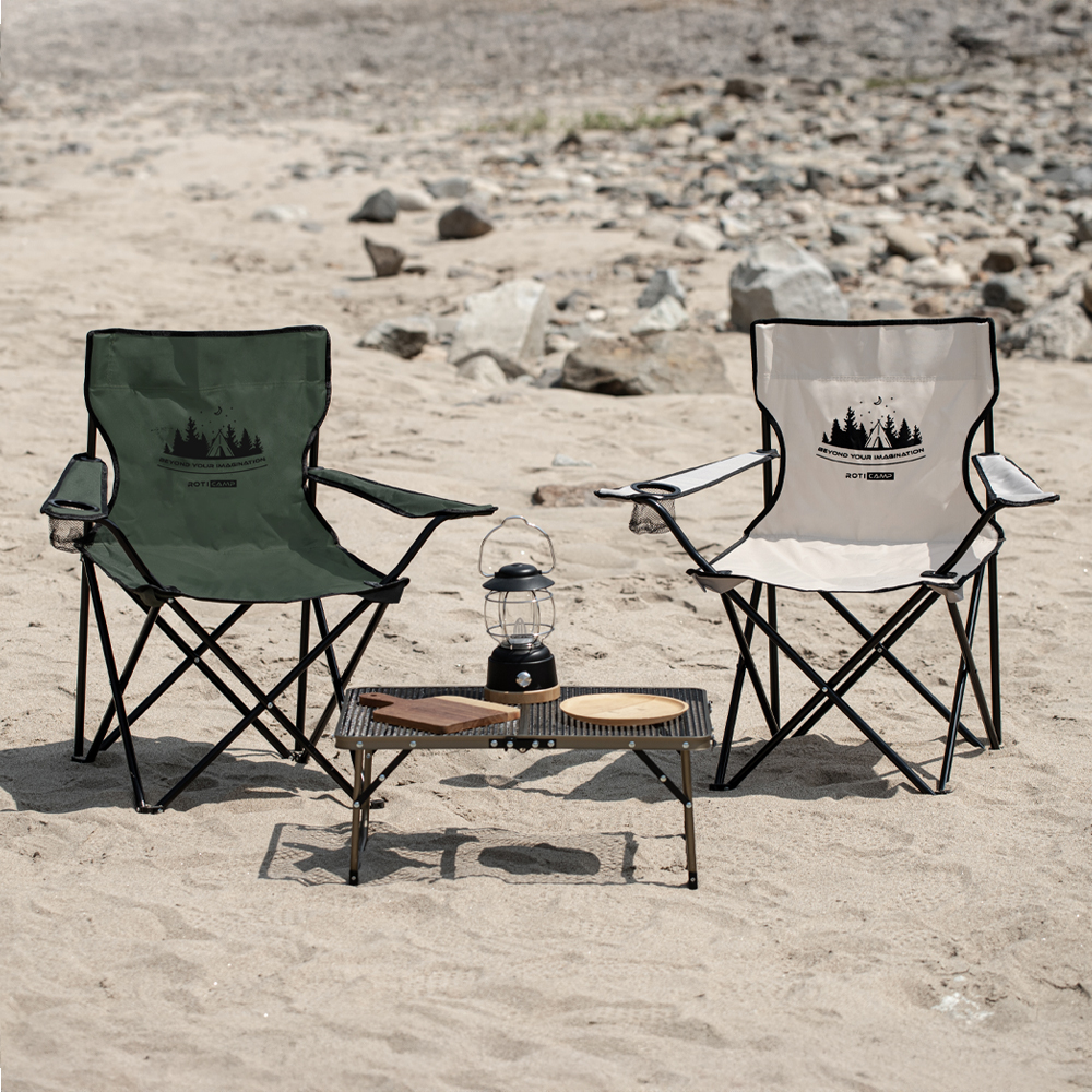 로티캠프 캠핑 의자 1+1 릴렉스 체어 휴대용 접이식 경량 MC-111 탄