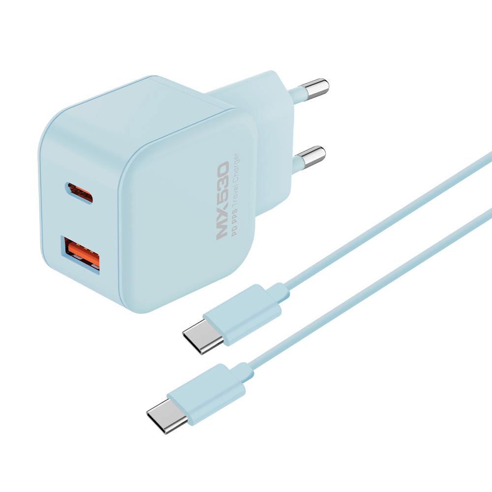 엑스트라 MX530 PD PPS 초고속 듀얼 USB C타입충전기 케이블세트 25W - 상세 이미지 3
