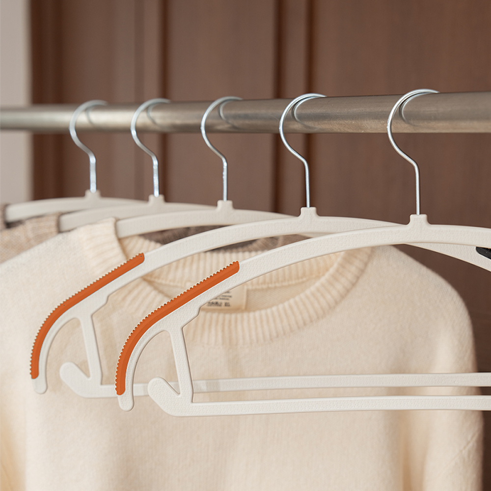 [25+5] 한평한뼘 논슬립 어깨뿔방지 니트 옷걸이 블랙, 25개