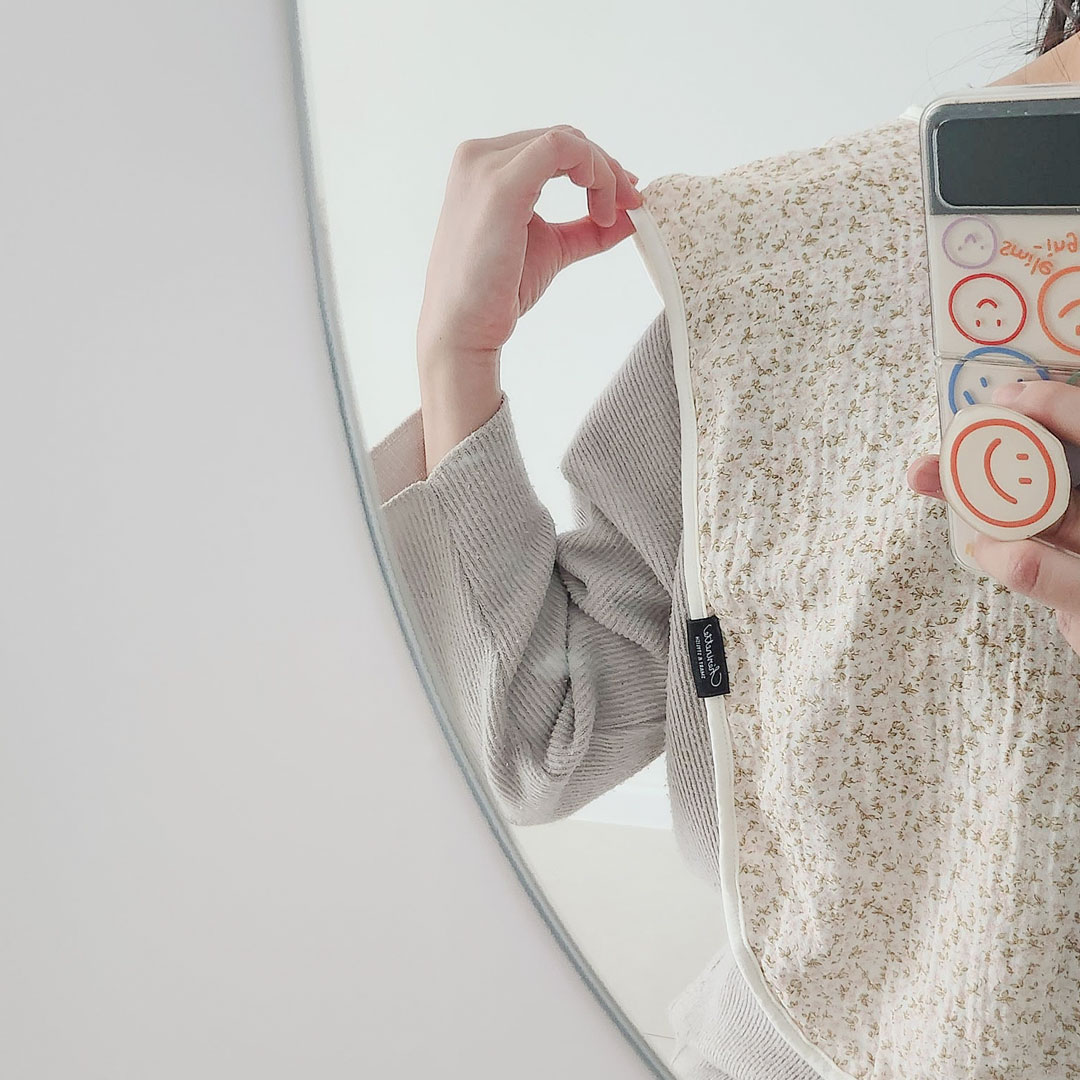 [쉐리네뜨] 엄마턱받이 수유 앞치마 트림패드