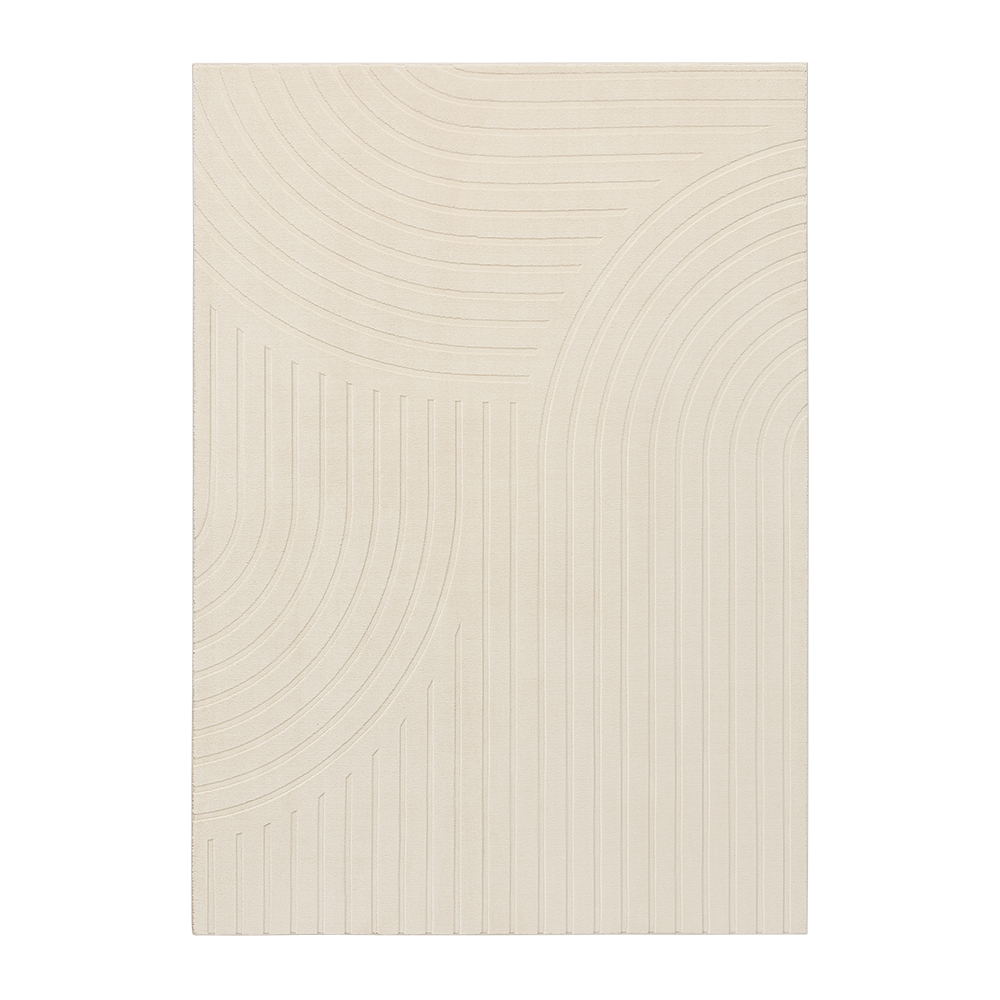 젠 카빙 하이로우 워셔블 단모 거실 러그 100x140cm