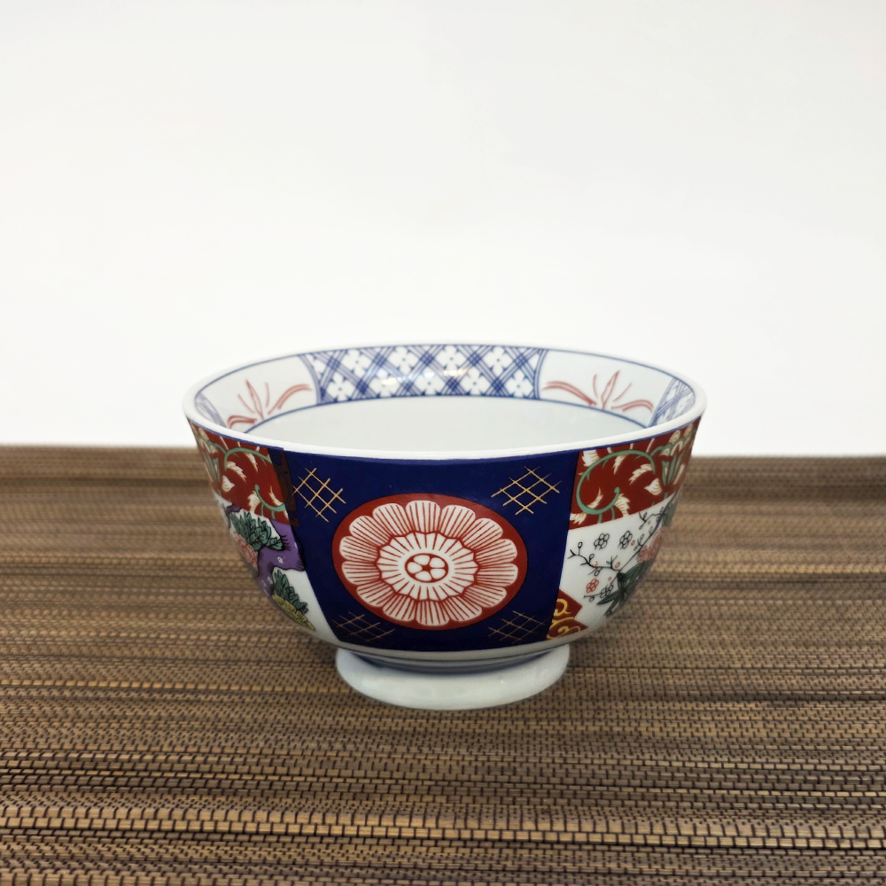 금 모란 기본 도자기 공기 (Bowl) 일본수입 - 상세 이미지 2
