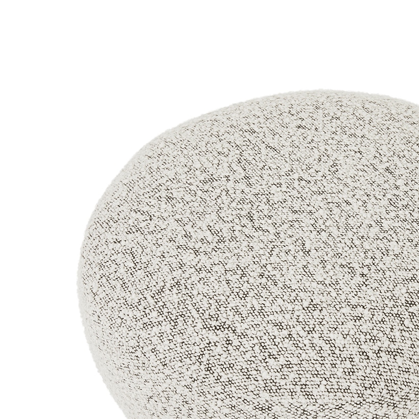 까사미아 로네 푸프스툴 소형_라이트그레이