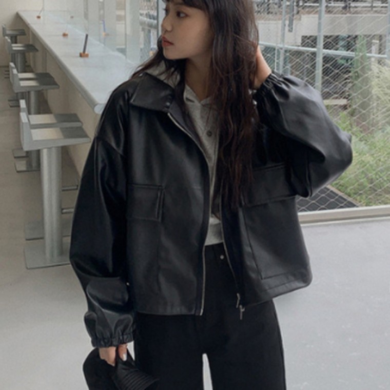 여성 가죽 라이더자켓 투웨이 : 마켓대디