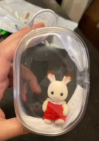 인형 가챠 파우치 투명 자전거키링 파우치 클린벅 이미지 6