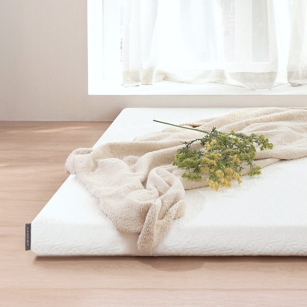 프로젝트슬립 푹신토퍼 오가닉 메모리폼 바닥 접이식 기숙사 돌침대 매트리스 MS(멀티싱글)