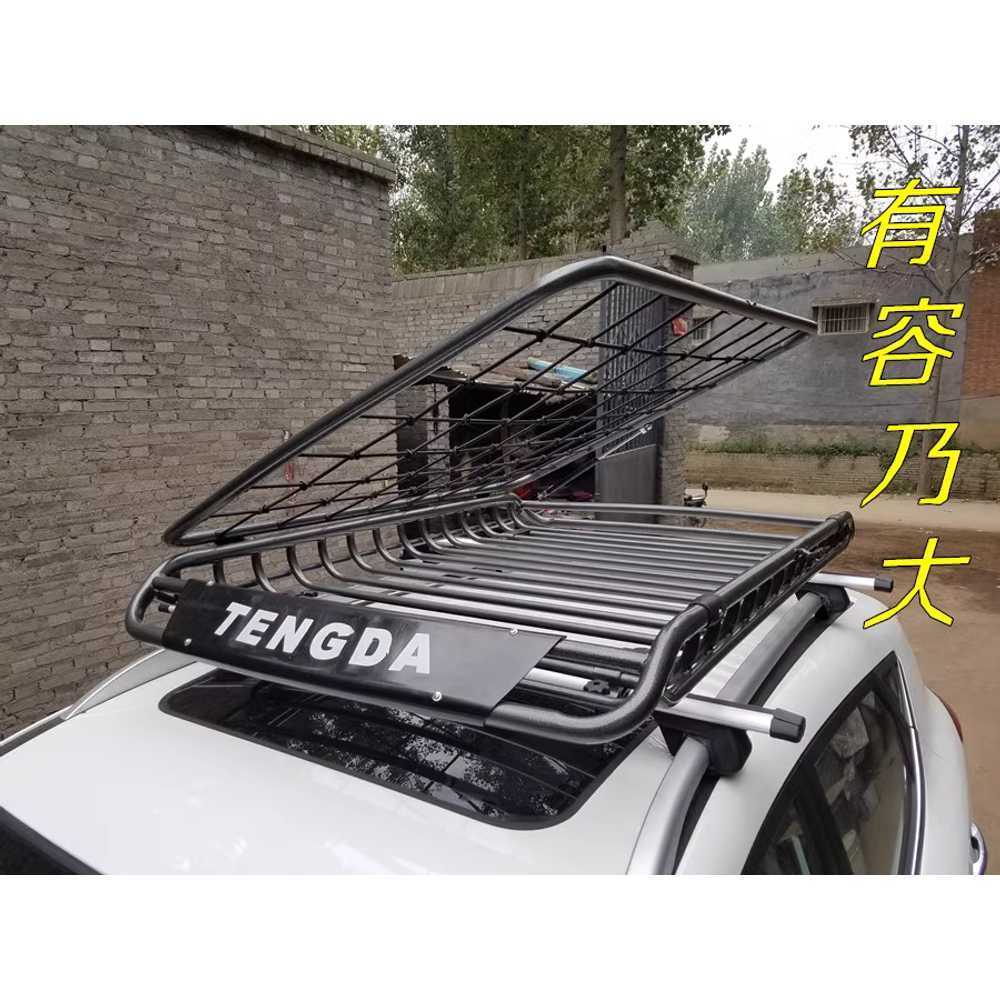 SUV 루프랙 자동차 지붕 받침대 가로바 수하물 짐받이 140x100cm - 상세 이미지 4