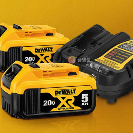디월트 디월트 배터리 20V 5.0AH 충전기 세트 전동드릴밧데리 전동배터리