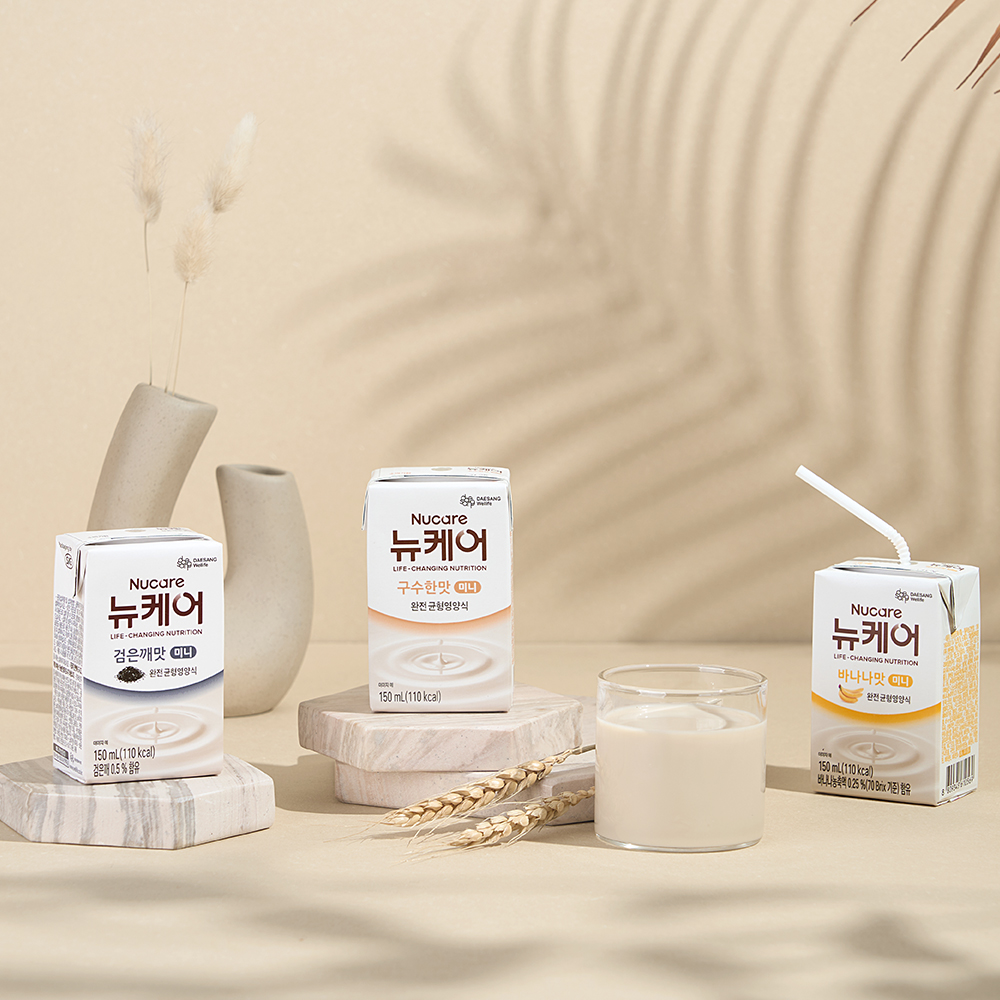 뉴케어 미니시리즈(구수한맛 +검은깨 +바나나) 150ml, 48개