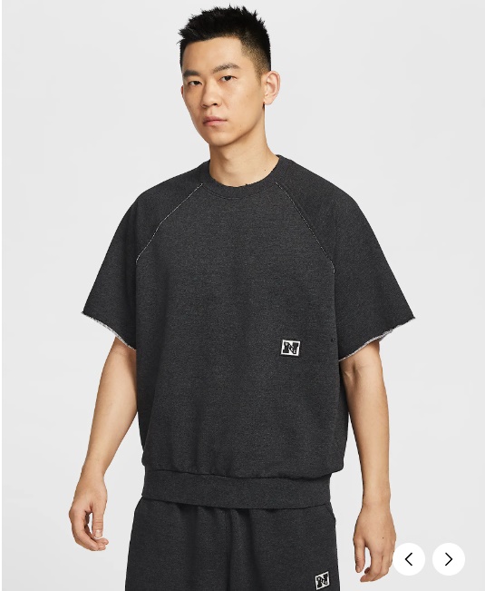 국내매장판 나이키 헤리티지 드라이핏 반팔 티 플리스 피트니스 탑 S3 HJ8088-010