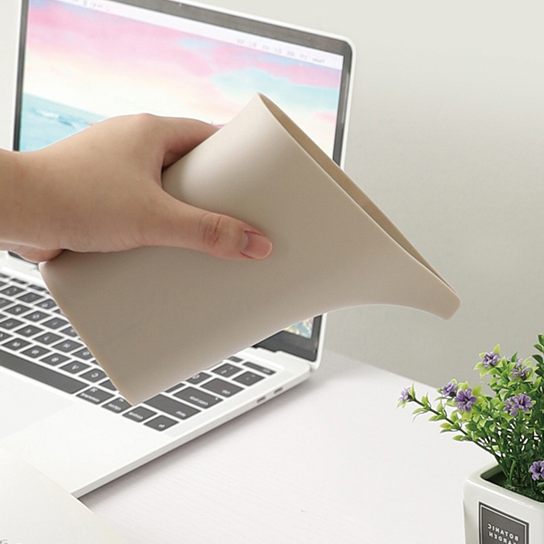 일본 미니 물조리개 화초 물조루 유아 어린이 화분물주기 물뿌리개 500ml - 상품 이미지