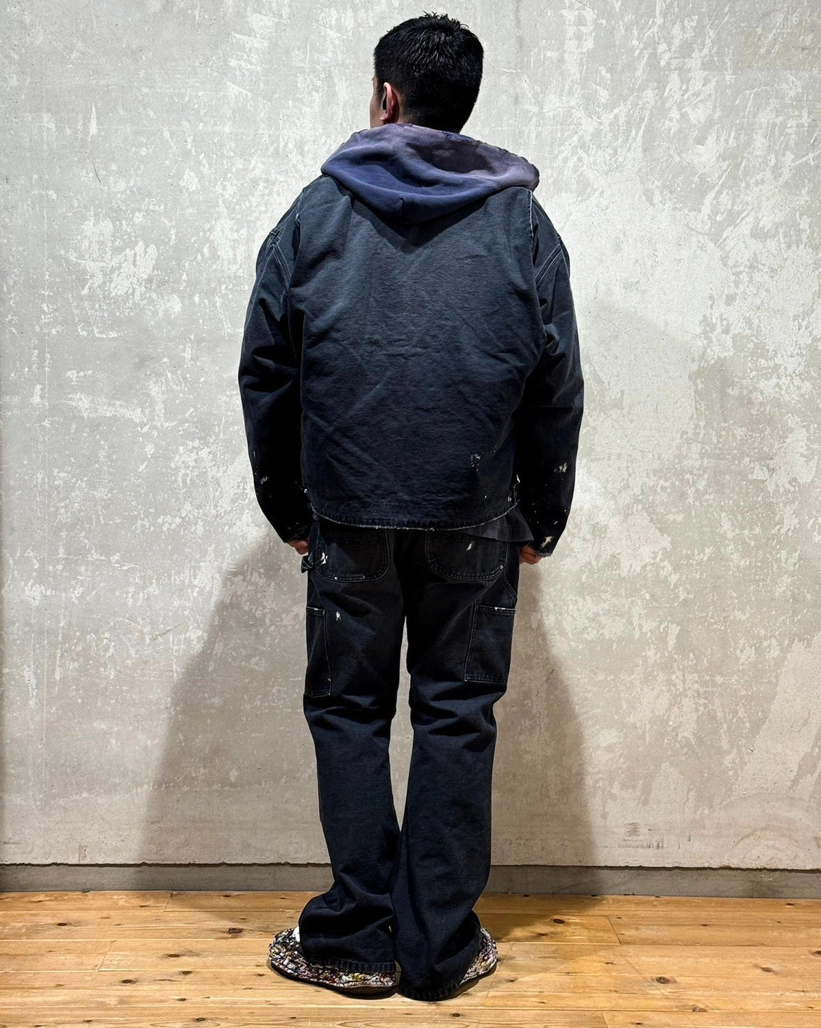 세인트미카엘 SAINTMICHAEL 더블 니 팬츠 블랙 25SS 이미지 6