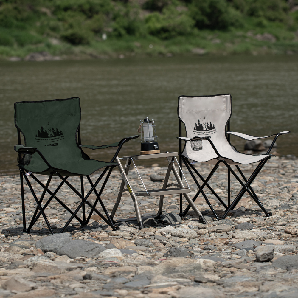 로티캠프 캠핑 의자 1+1 릴렉스 체어 휴대용 접이식 경량 MC-111 탄