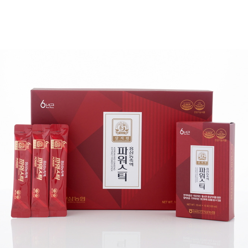 고려 홍삼농축액 6년근 홍삼진액 파워 스틱 진세노사이드rg3 효능 30포