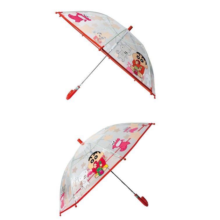 짱구 우산 투명 50cm 어린이우산 캐릭터우산 선물 봄비 장마대비 레드 - 상세 이미지 5