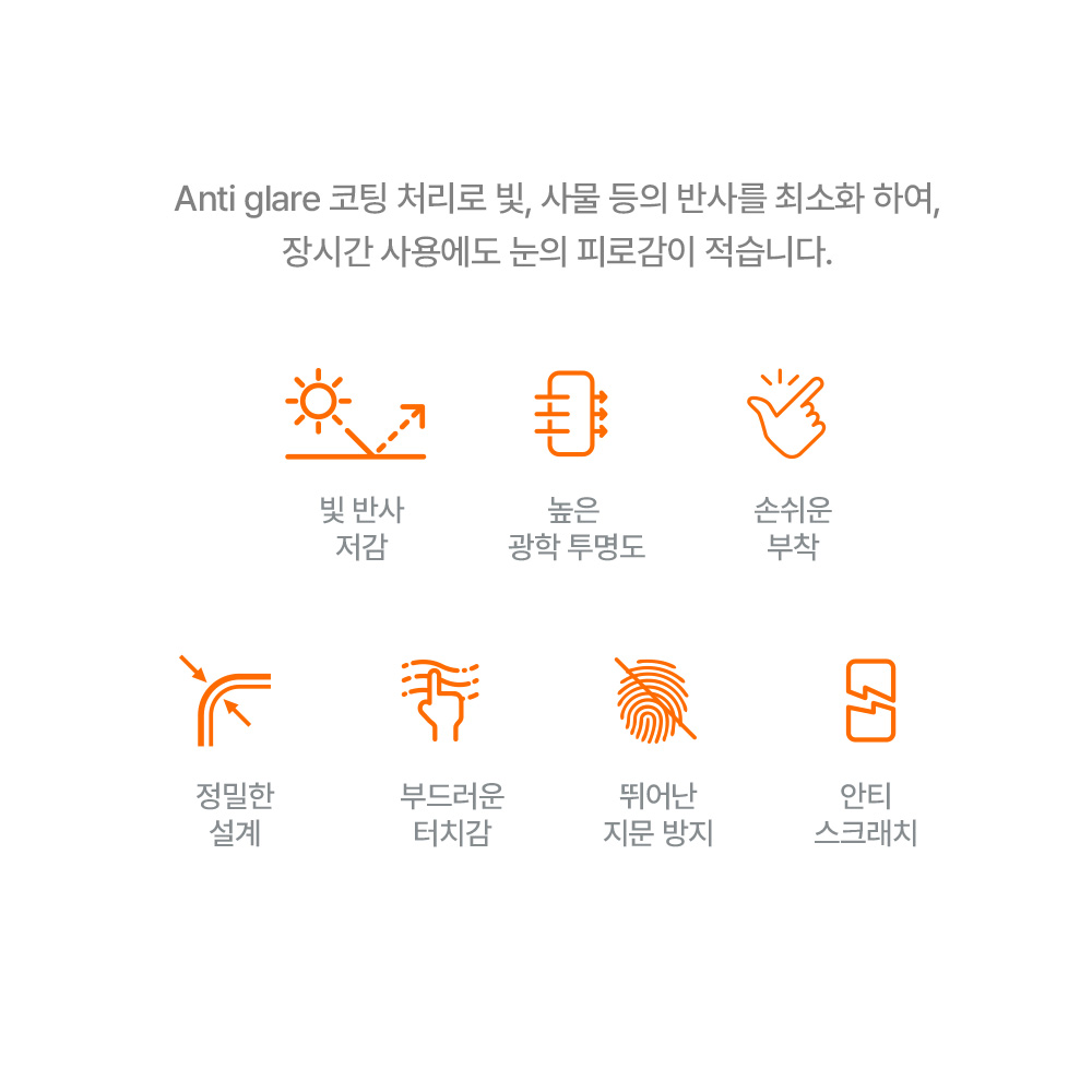 랩씨 지문방지 저반사 액정보호필름 C-Skin 아이폰13 프로, 3매입 - 상세 이미지 3