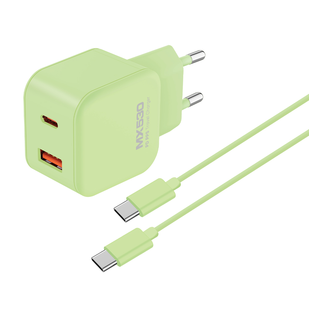 엑스트라 MX530 PD PPS 초고속 듀얼 USB C타입충전기 케이블세트 25W - 상세 이미지 5