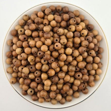 비즈팡협력사 비즈팡 [DW-13-08]우드비즈 라운드 우드볼 나무구슬 8mm 대추나무 (대량) ,1팩(1000개)