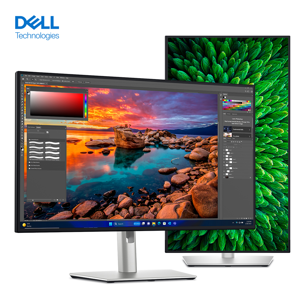 [오늘출발] DELL 델 울트라샤프 U2725QE 27인치 4K UHD 피벗 SRGB 100% 120Hz 슬림베젤 피봇 SW 화면분할 IPS Black 모니터 - 상품 이미지