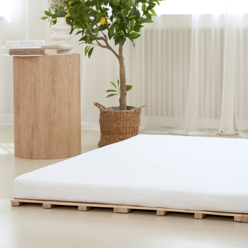 프로젝트슬립 푹신토퍼 오가닉 메모리폼 바닥 접이식 기숙사 돌침대 매트리스 MS(멀티싱글)